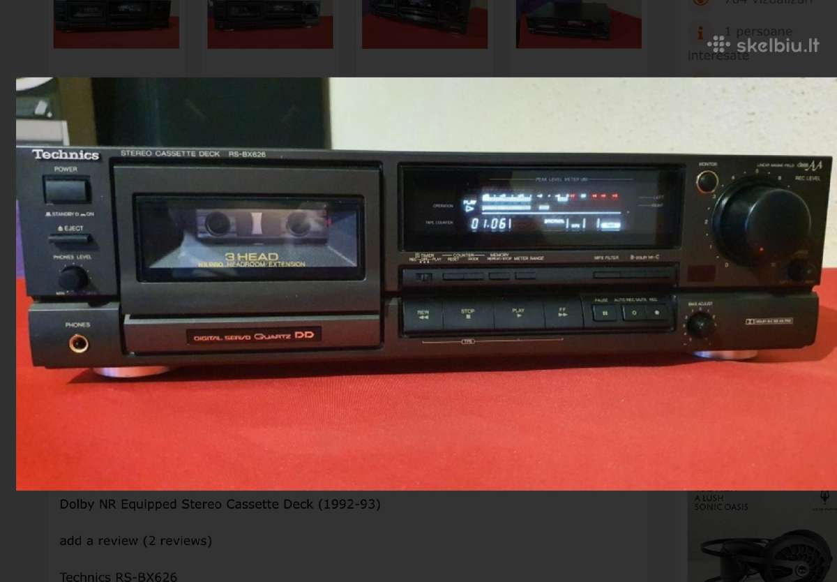Denon Drs-810,luxman, Technics, Telefunken Mc-1. - nuotraukos Nr. 20