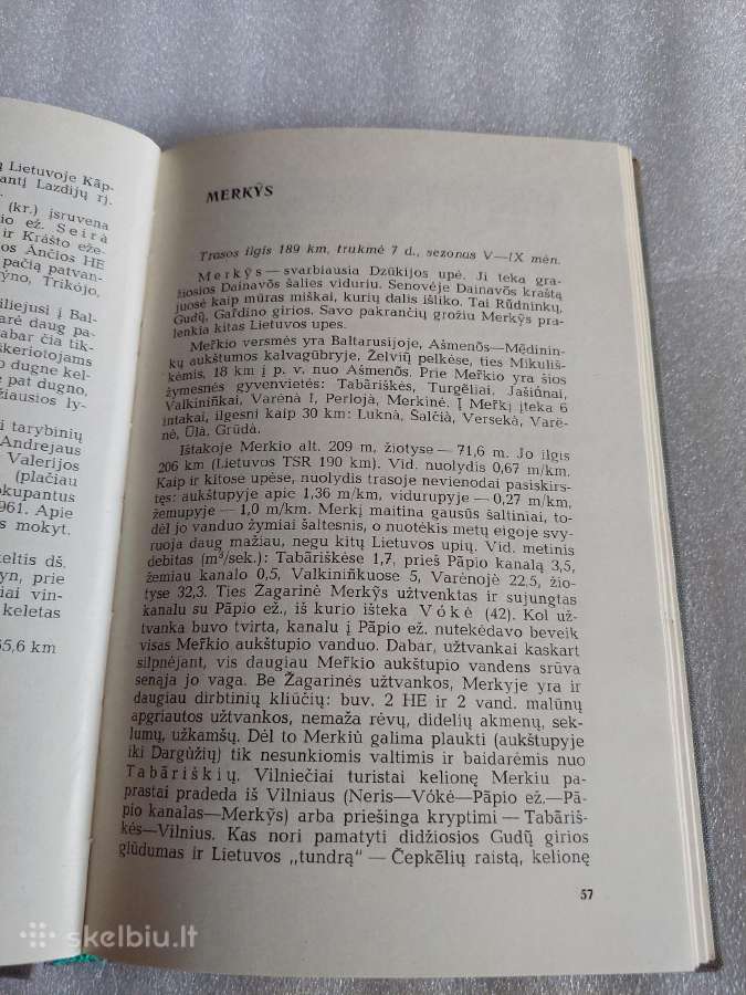 Lietuvos Tsr vandens turistų keliai - nuotraukos Nr. 3