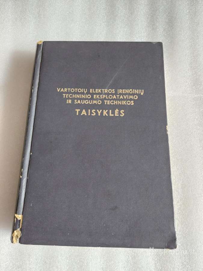 Techn. eksploatavimo ir saugumo techn. taisyklės