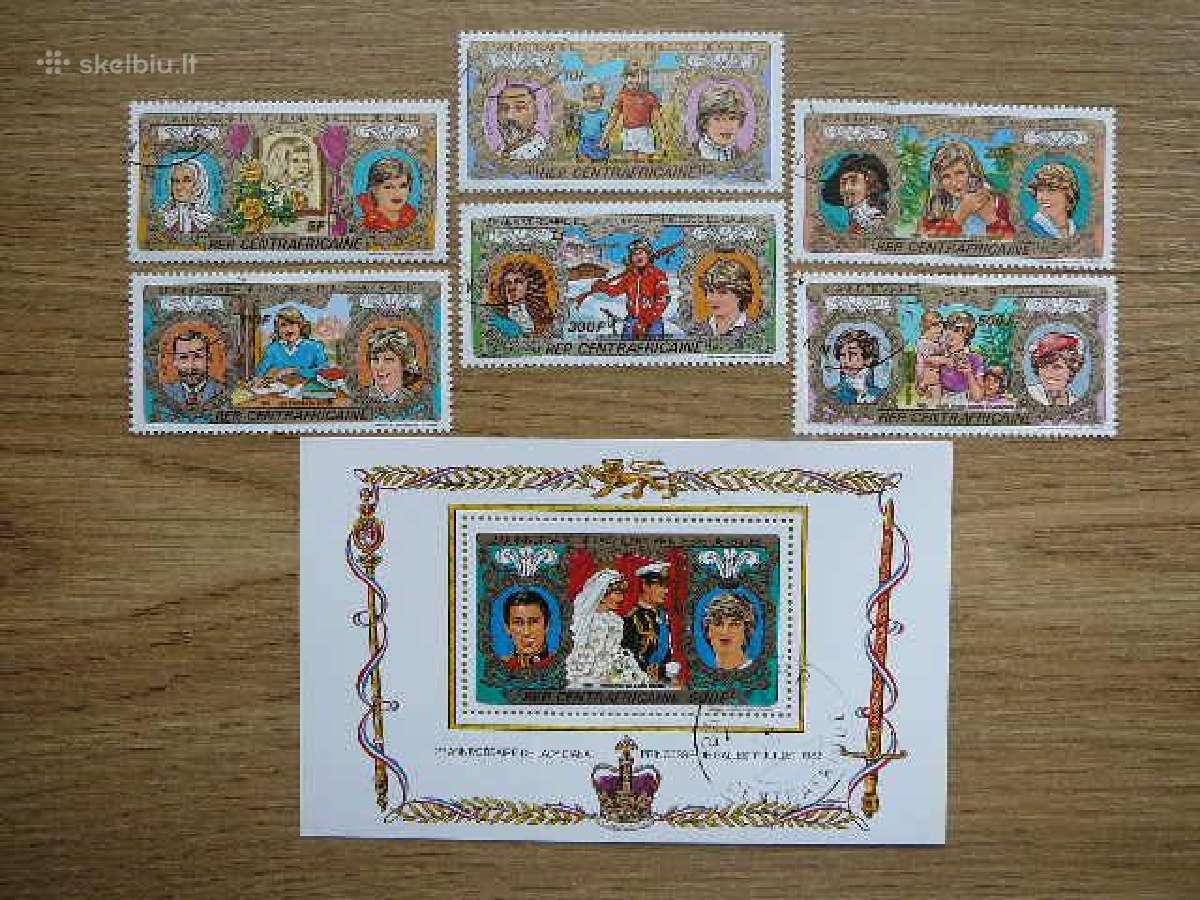 Princese Diana Centr. Afrikos Resp. 1982 caf84