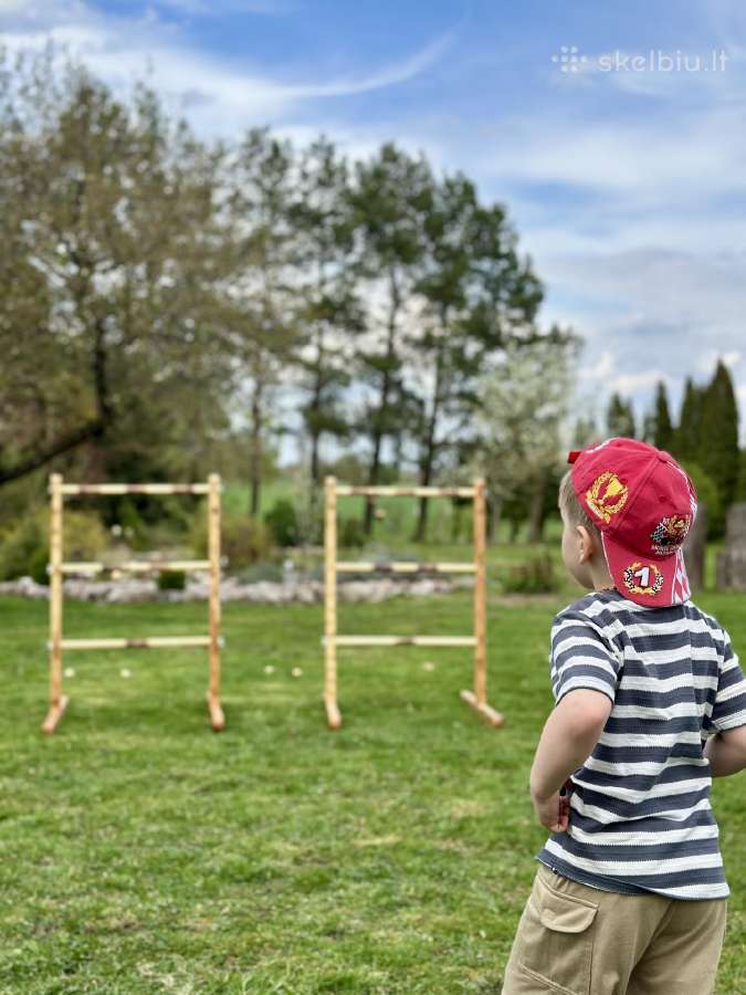 Lauko žaidimų Cornhole,golfo kopėtėlių,jenga nuoma - nuotraukos Nr. 2