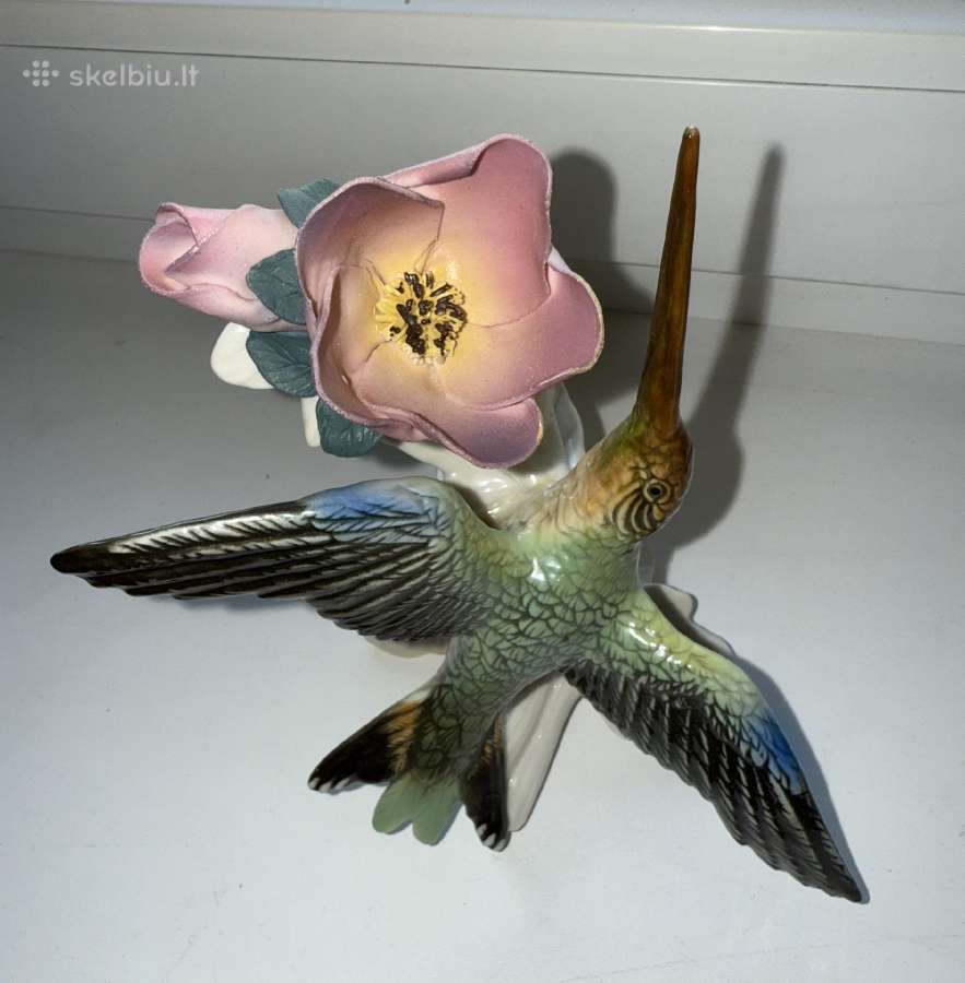 Porceliano statulėlė “kolibris - nuotraukos Nr. 2