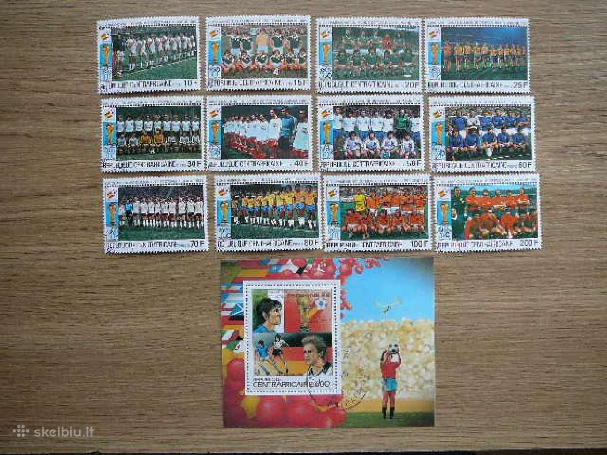 Futbolas Centr. Afrikos Resp. 1981 caf327