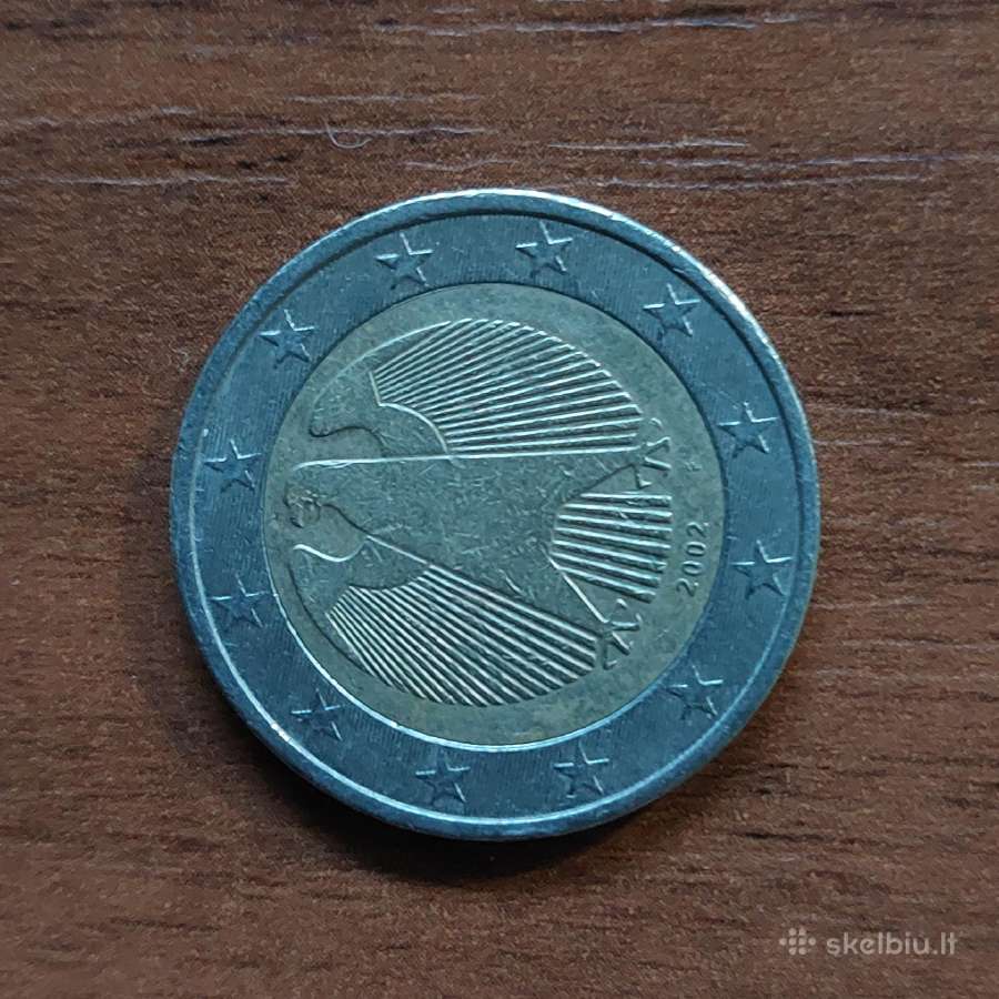2 Euro 2002 Germany ( with letter F ) .Rare - nuotraukos Nr. 3