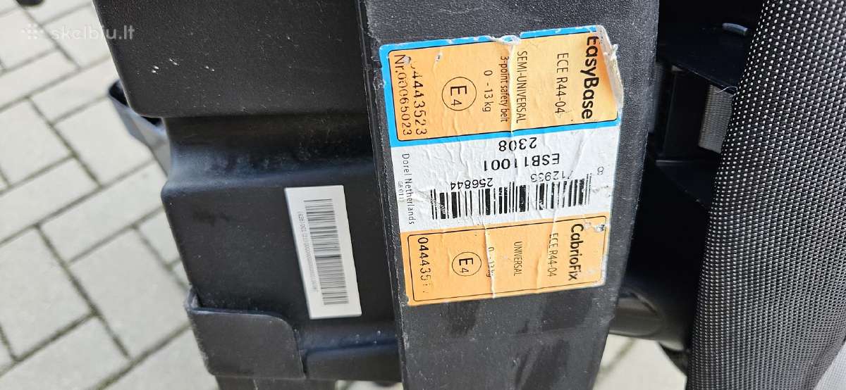 Autokėdutė nuo gimimo su Isofix baze - nuotraukos Nr. 7