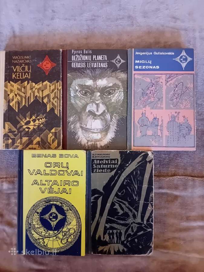 Fantastinės knygos 5 vnt