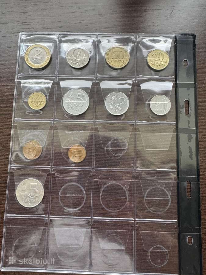 Monetos 1,50 eur pusantrokai ir litai centai - nuotraukos Nr. 5