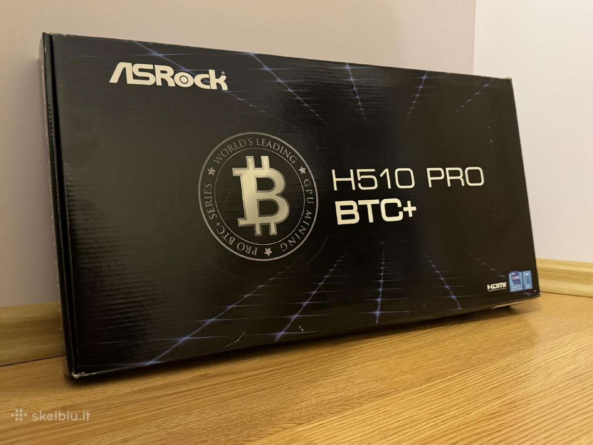 Asrock H510 Pro Btc+ motinine plokštė