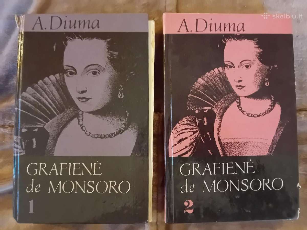 A. Diuma "Grafienė de Monsoro" 2 tomai