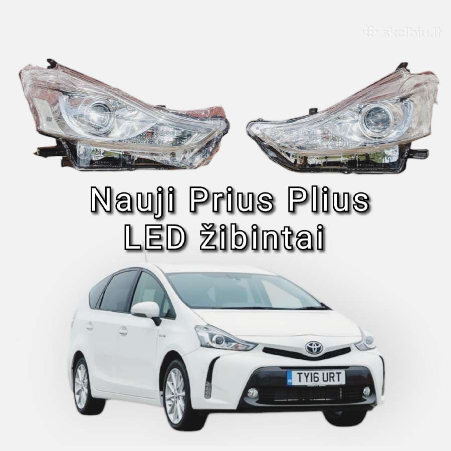 Toyota Prius+ Plus Fl LED Priekiniai žibintai