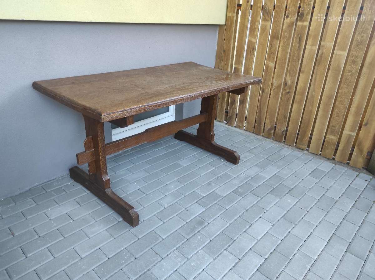 Ąžuolinis stalas - nuotraukos Nr. 2