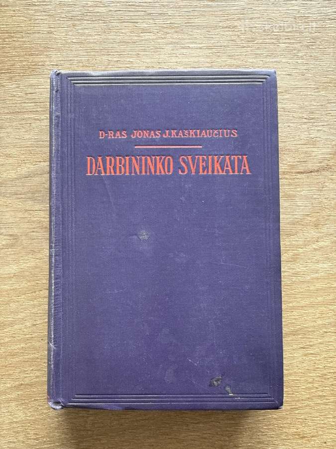 Darbininko sveikata 1923 m.