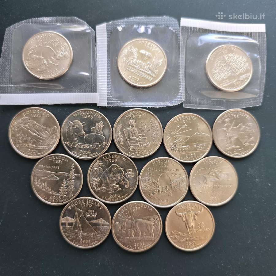 JAV Usa 25 cents teritorijos 2004-09 Unc - nuotraukos Nr. 5