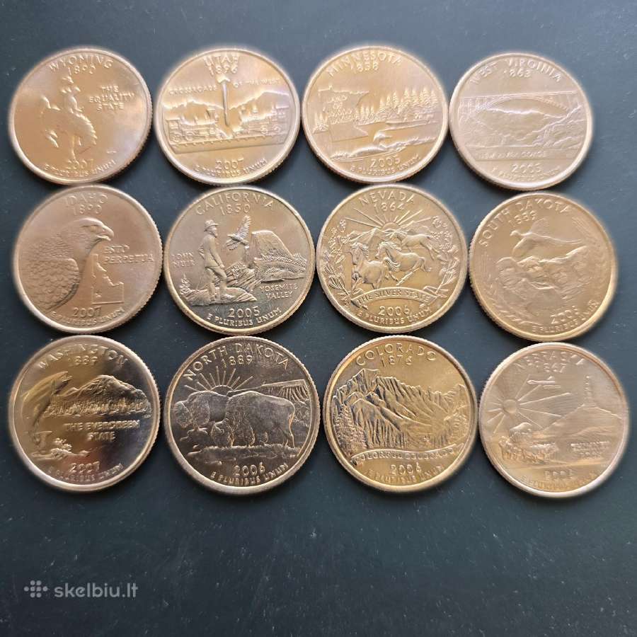 JAV Usa 25 cents teritorijos 2004-09 Unc - nuotraukos Nr. 6