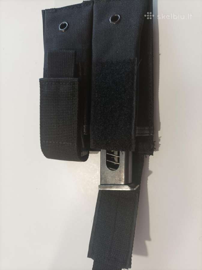 Dvigubas dėklas ir 2 apkabos makarov pistoletui - nuotraukos Nr. 7