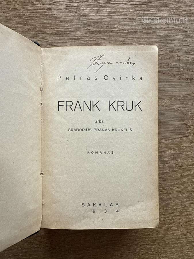Frank Kruk 1934 m.