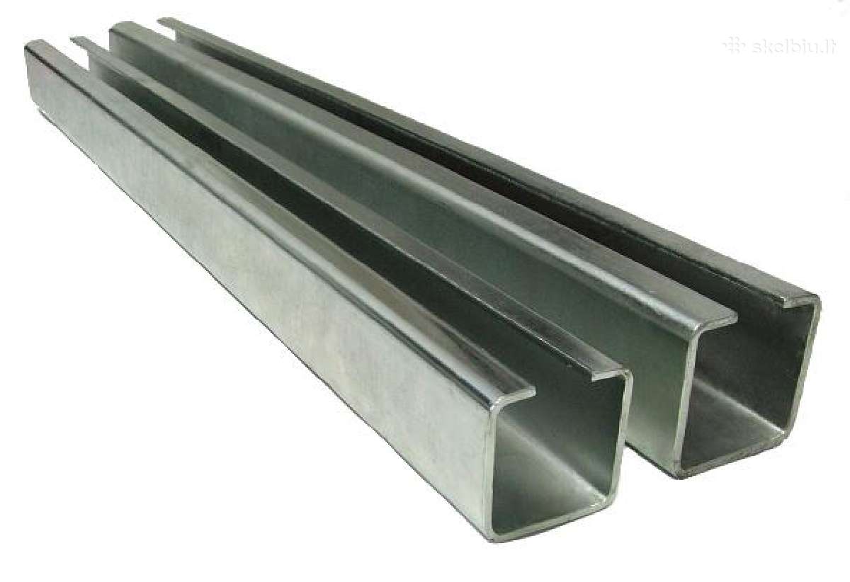 Profilis vartų ratukams Zabi Prof, 50x50mm x4vnt.