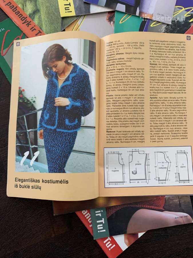 Mezgimo žurnalas Signė, kompl. 12vnt - nuotraukos Nr. 2