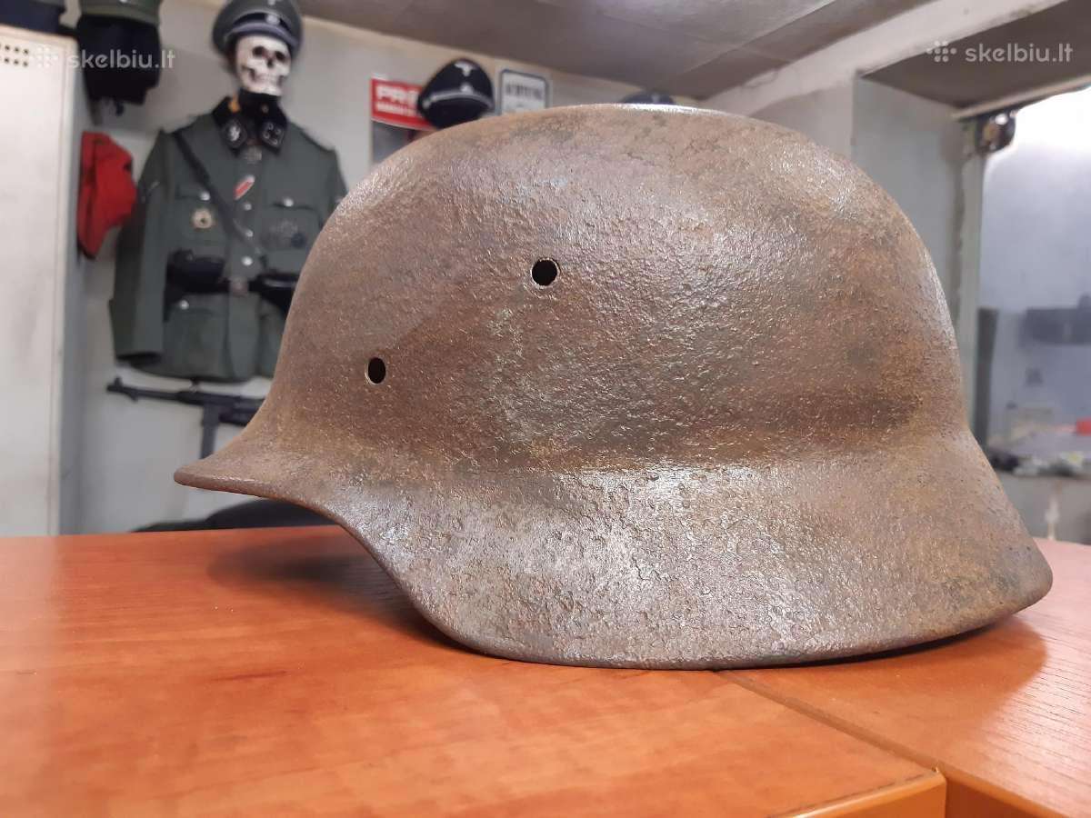 Ww2 Vokiškas M35 ir M16 šalmas - nuotraukos Nr. 8