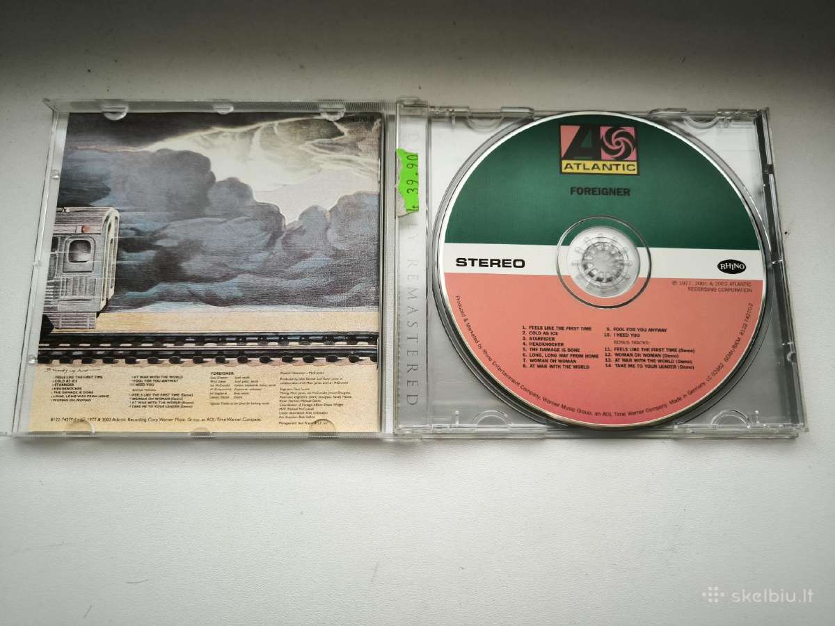 Foreigner - Foreigner Originalus CD yra daugiau CD - nuotraukos Nr. 3