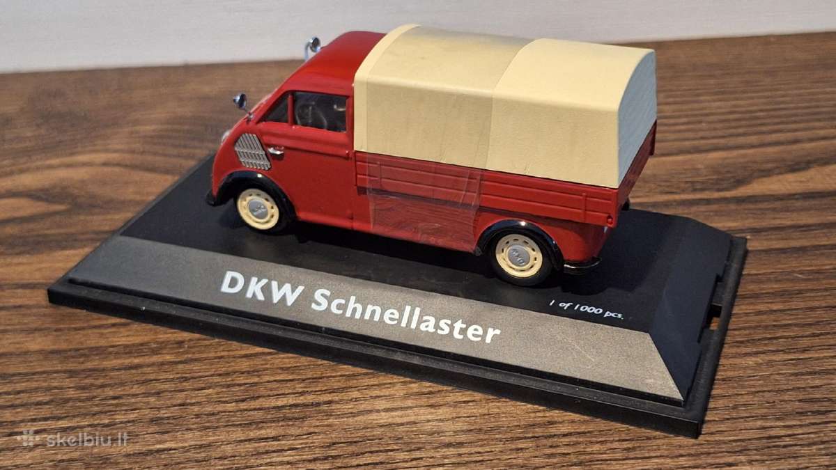 Parduodami Dkw Schnellaster modeliukai 1:43 - nuotraukos Nr. 19