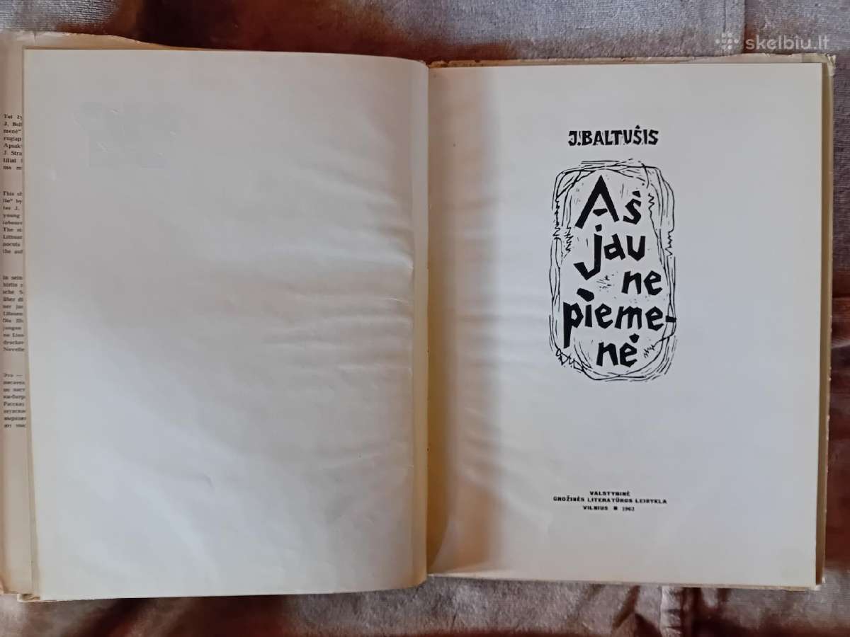 J. Baltušis "Aš jau ne piemenė" 1963 m - nuotraukos Nr. 2