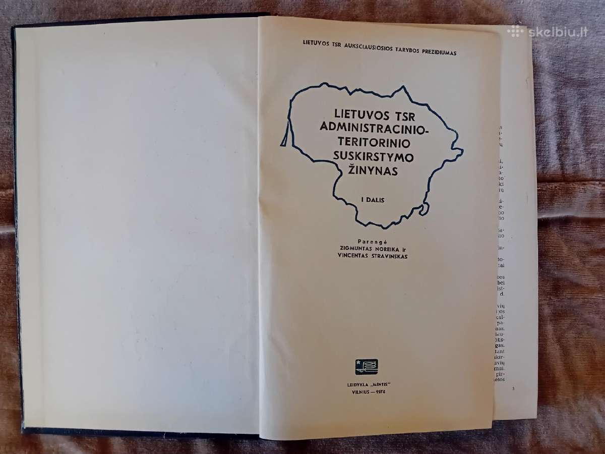 Ltsr administracinis-teritorinis žinynas 1974 m - nuotraukos Nr. 2