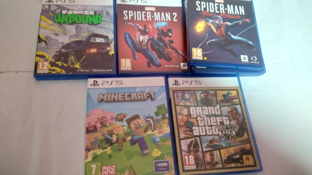 Playstation 5 žaidimai 05.17 Panevėžyje ar siunčiu - nuotraukos Nr. 3
