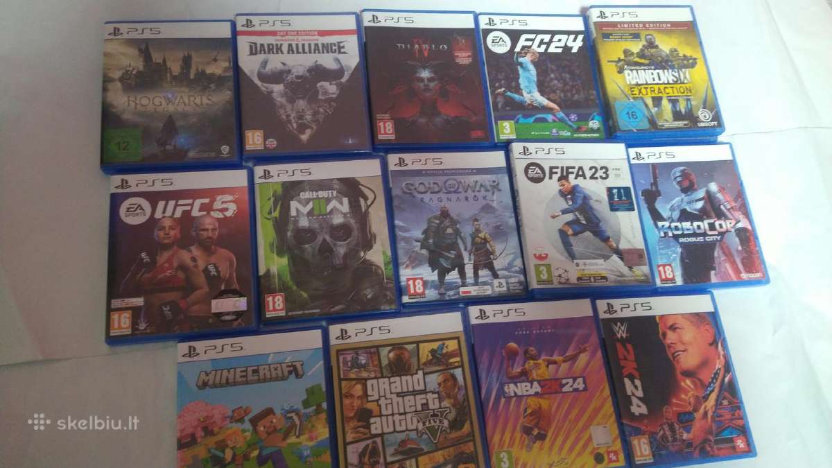Playstation 5 žaidimai 05.17 Panevėžyje ar siunčiu