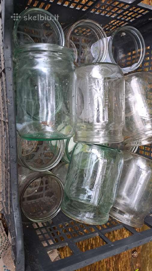 Stiklainiai 0,5l užspaudžiami