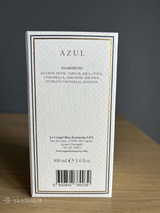 Aqua dos Acores Azul Edp 100 ml - nuotraukos Nr. 3