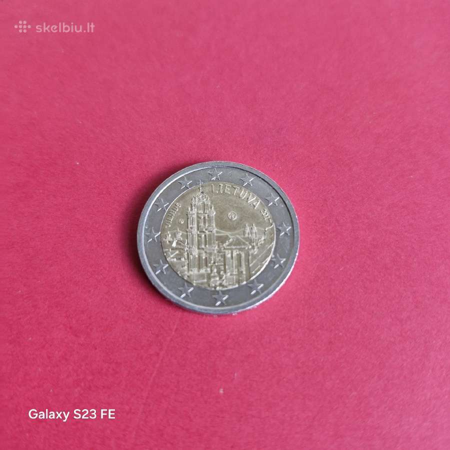 Lietuva 2017 2 euro proginė moneta - Vilnius