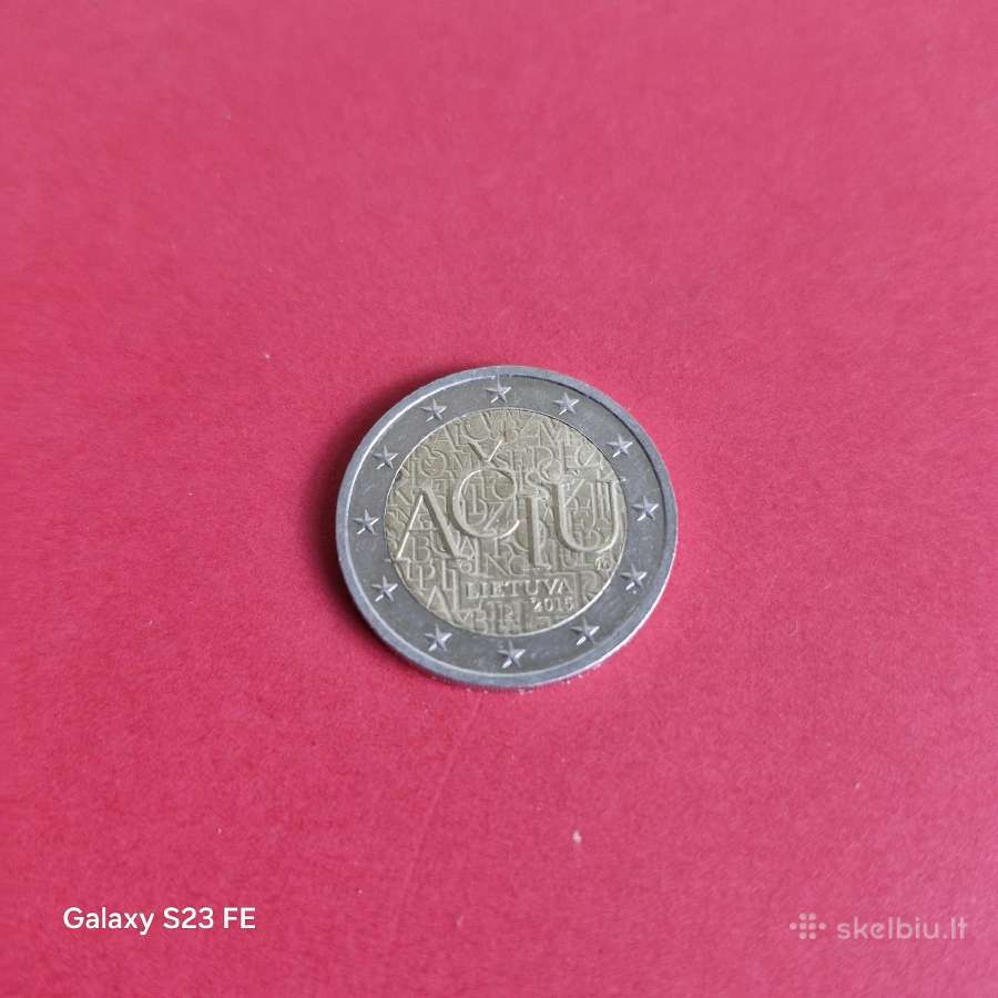 Lietuva 2015 2 euro proginė moneta - Ačiū