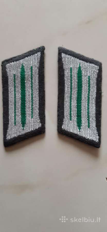 Ww2 antsiuvus,antpečius.siuvinėta sidabriniais siū - nuotraukos Nr. 2