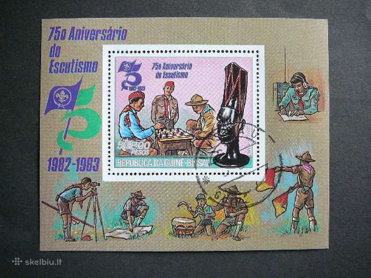 Sachmatai Skautai G. Bisau 1983 antsp. gb221