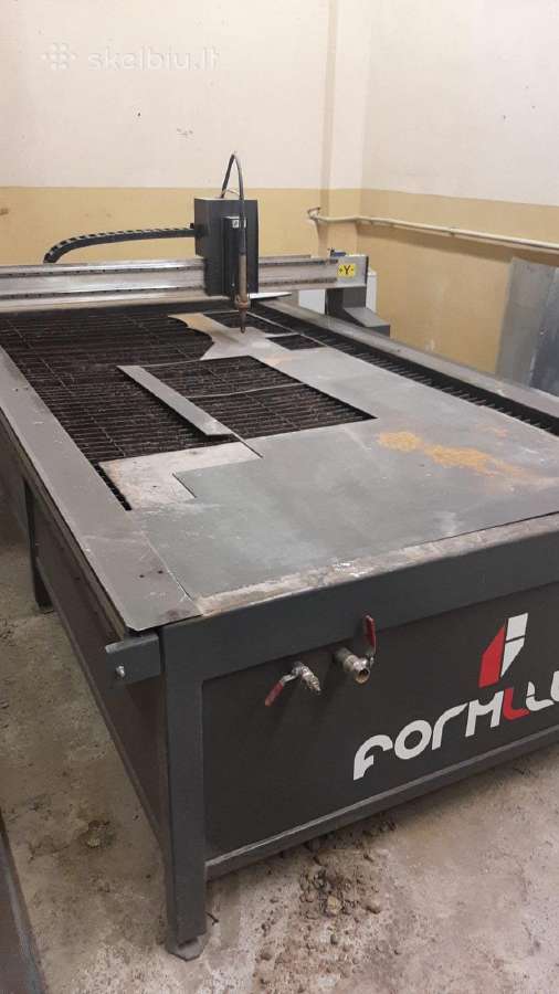 CNC plazminio pjovimo staklės