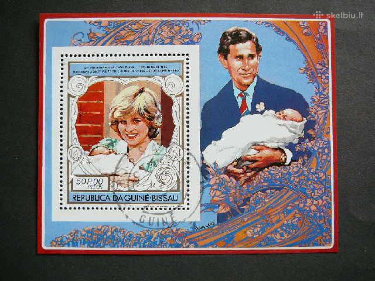 Princese Diana G. Bisau 1982 antsp. gb89