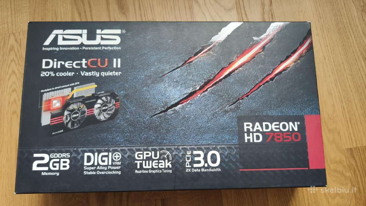 Vaizdo plokštė Asus HD 7850 Gpu - nuotraukos Nr. 3