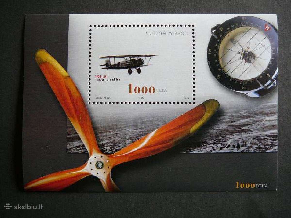 Lektuvai Gvineja Bisau 2002 Mnh gb557