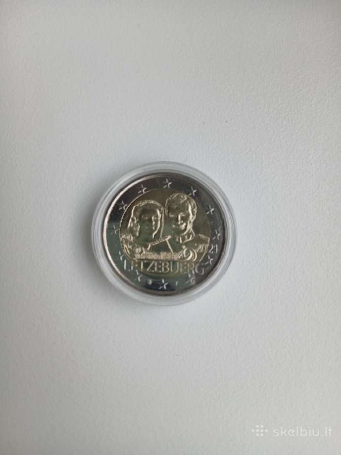 Liuksemburgas 2021 2 eur Henrio vestuvių 40 metis
