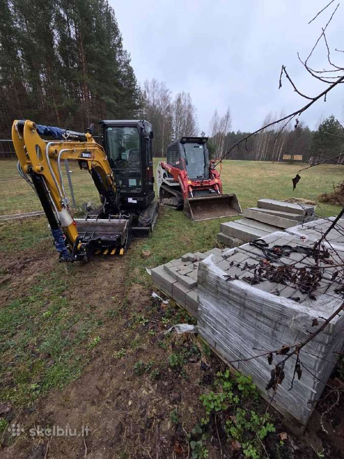 Bobcat vikšrinis, ekskavatorius, dumperis raciokas - nuotraukos Nr. 23