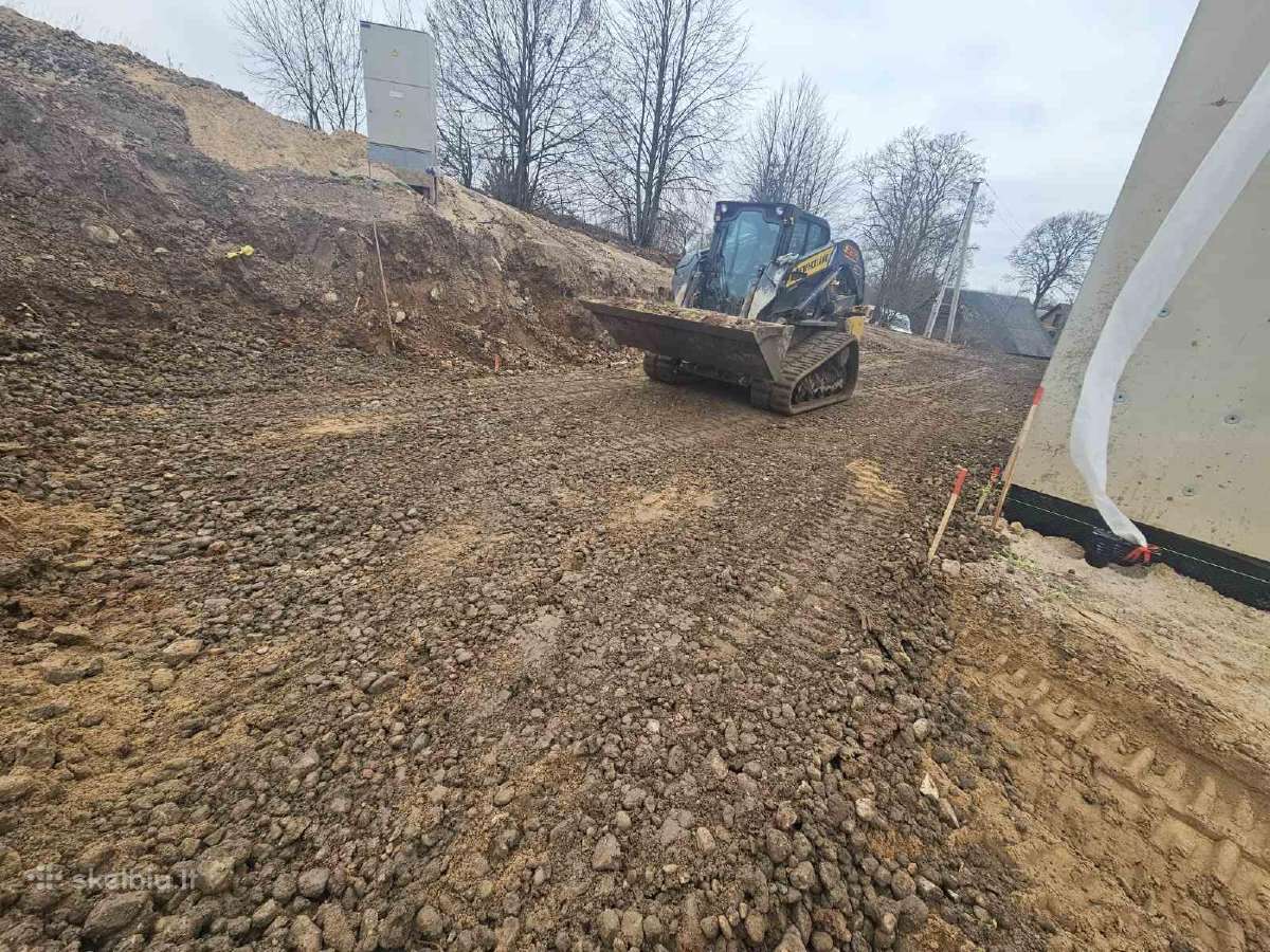 Bobcat vikšrinis, ekskavatorius, dumperis raciokas - nuotraukos Nr. 29