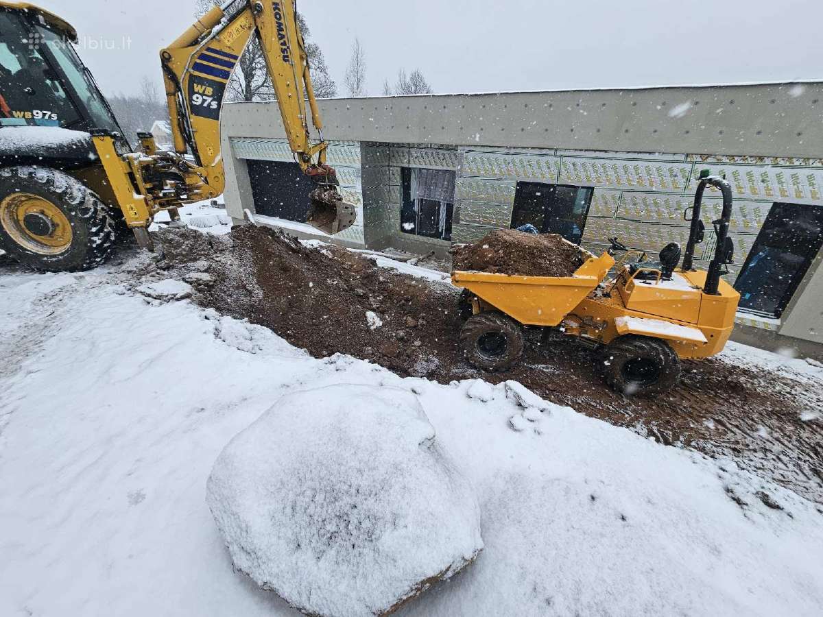 Bobcat vikšrinis, ekskavatorius, dumperis raciokas - nuotraukos Nr. 32