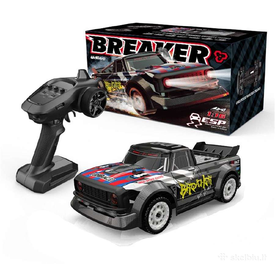 Udirc 1/16 Drift ralio mašinėlė 2x baterijos pried - nuotraukos Nr. 18