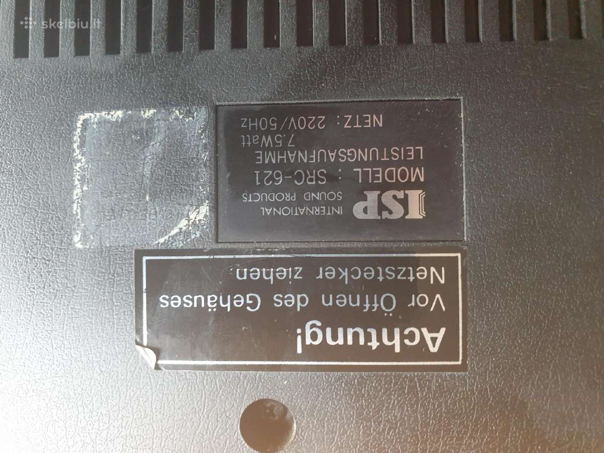 Magnetola Isp Src-621 - nuotraukos Nr. 4