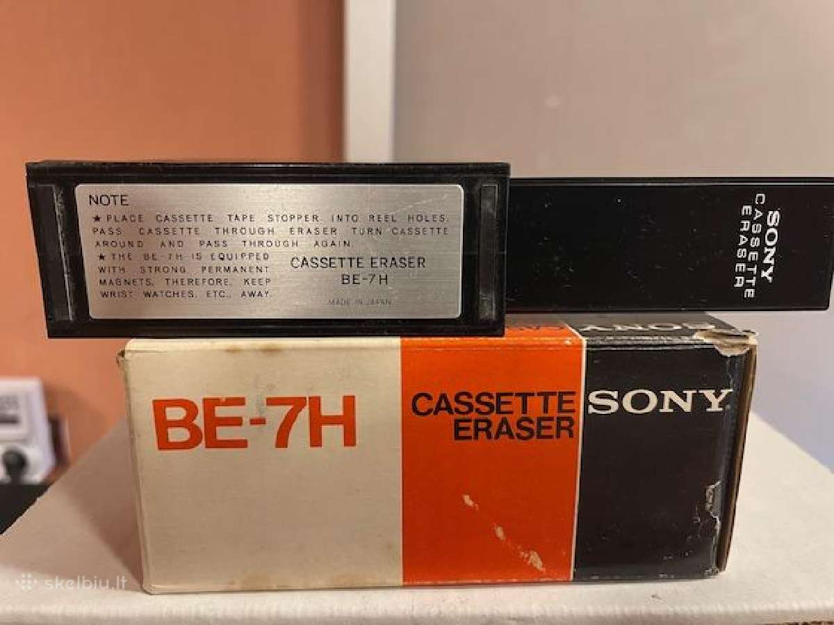 Sony Be-7h audio kasečių išmagnetintojas.