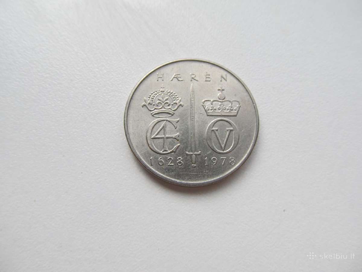 5 kronos , Norvegija , 1978 jubiliejinė - nuotraukos Nr. 2