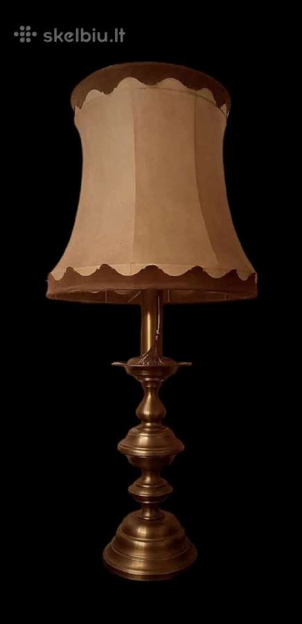 Įspūdingas senovinis žalvario šviestuvas -88cm. - nuotraukos Nr. 4