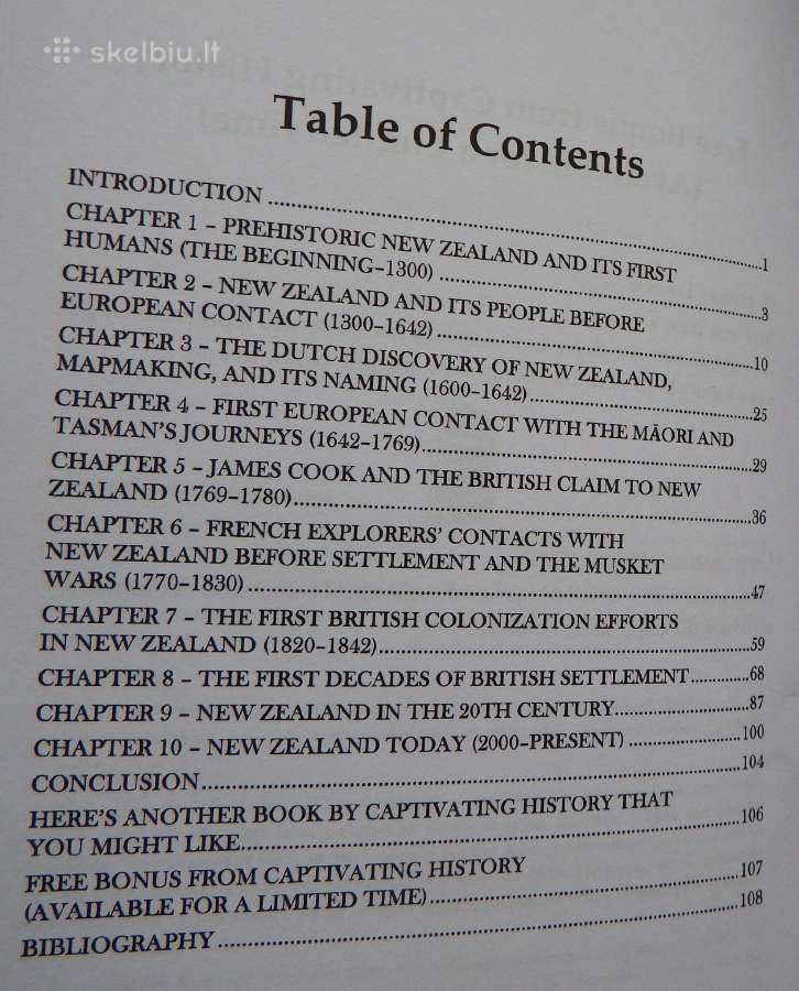 Knyga History of New Zealand. - nuotraukos Nr. 2