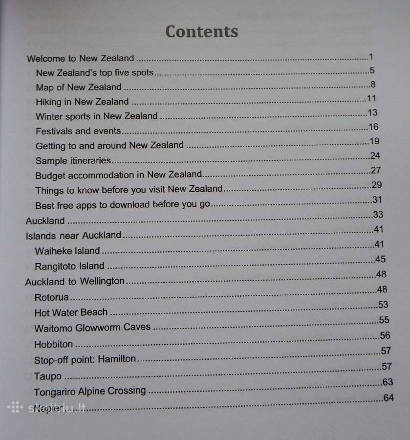 Knyga The guide to visiting New Zealand on tiny bu - nuotraukos Nr. 2